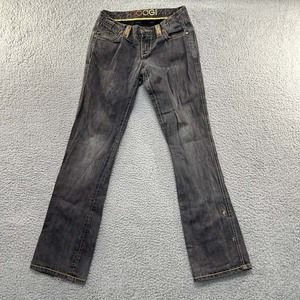 VTG Coogi Jeans Womens 8 (26X30) 90s Embroidered Spellout Colorful